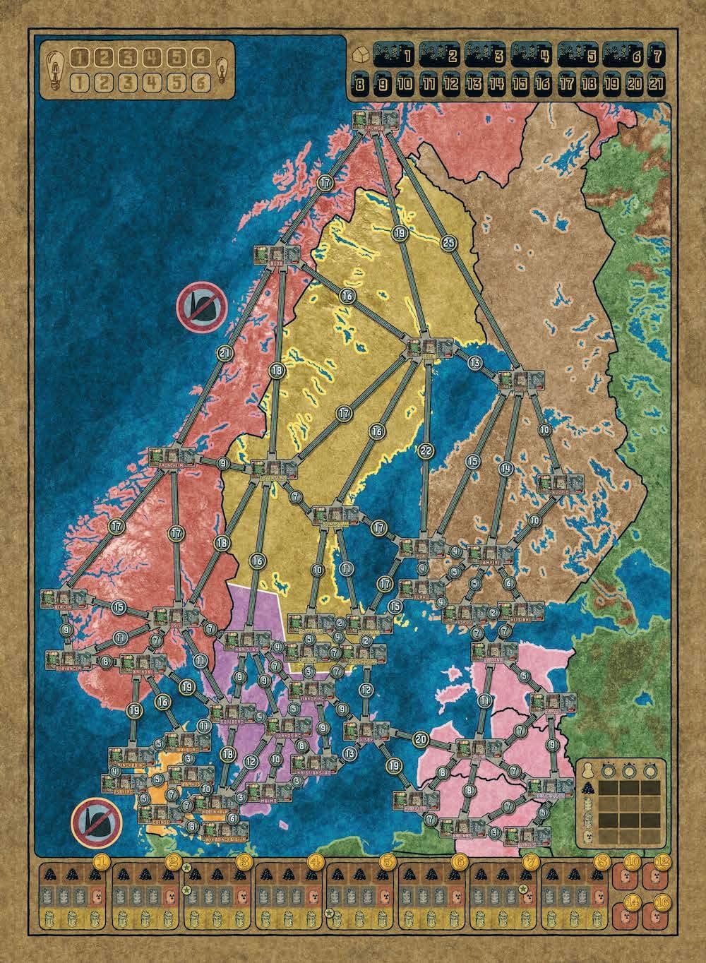 Power Grid : Northern Europe / United Kingdom and Ireland Expansion